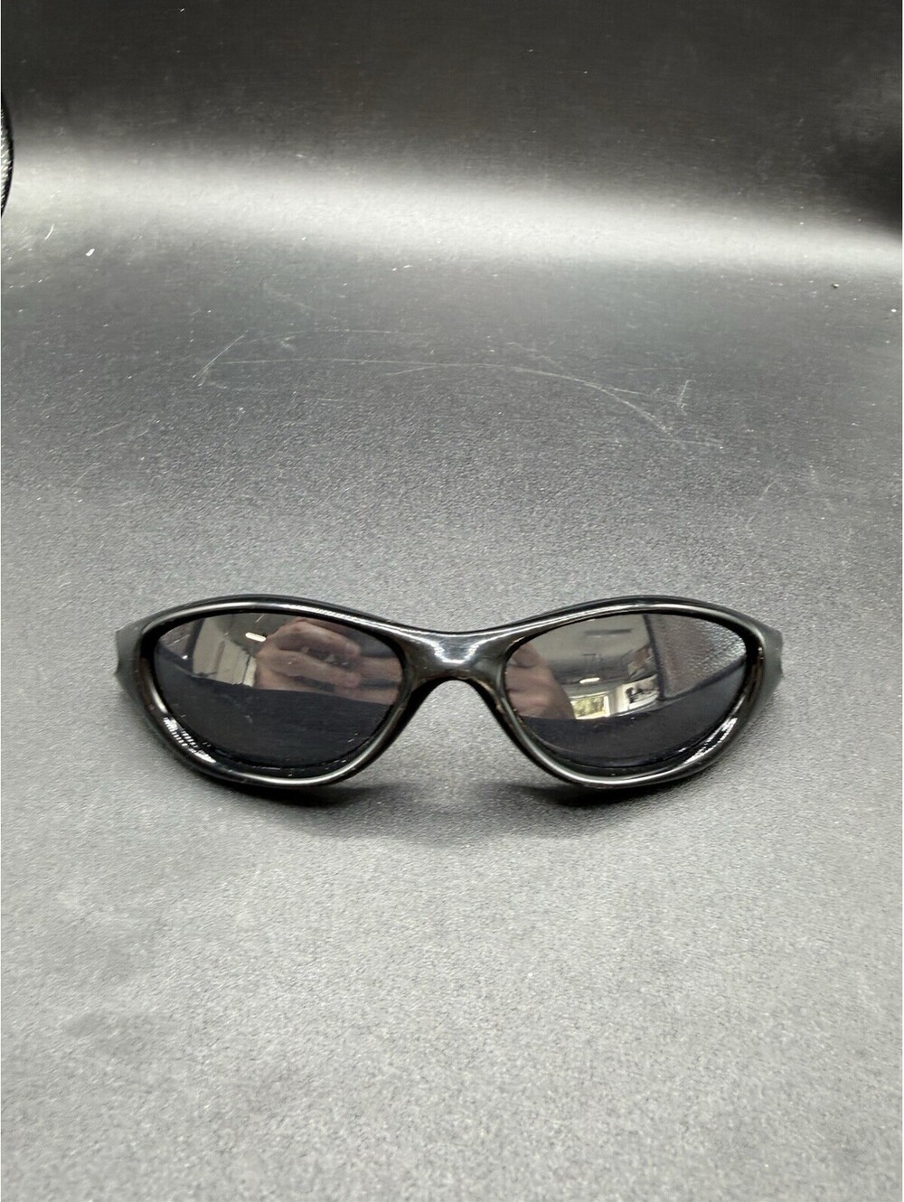 Oakley Pocket Polished Black Front/Black Iridium Lenses